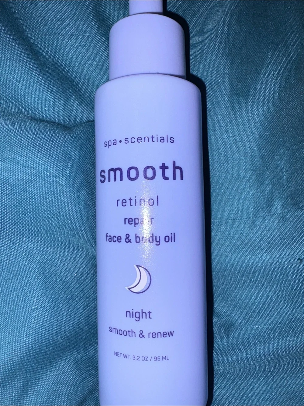 spa•scentials Smooth Retinol Face & Body Oil - Night, Smooth and Renew 3.4 oz